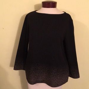 Tory Burch black Boat Neck